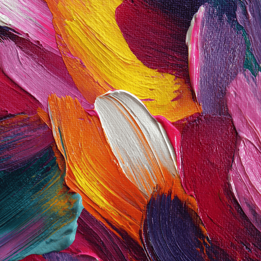 Bold Abstract Color Texture – Modern Wall Art